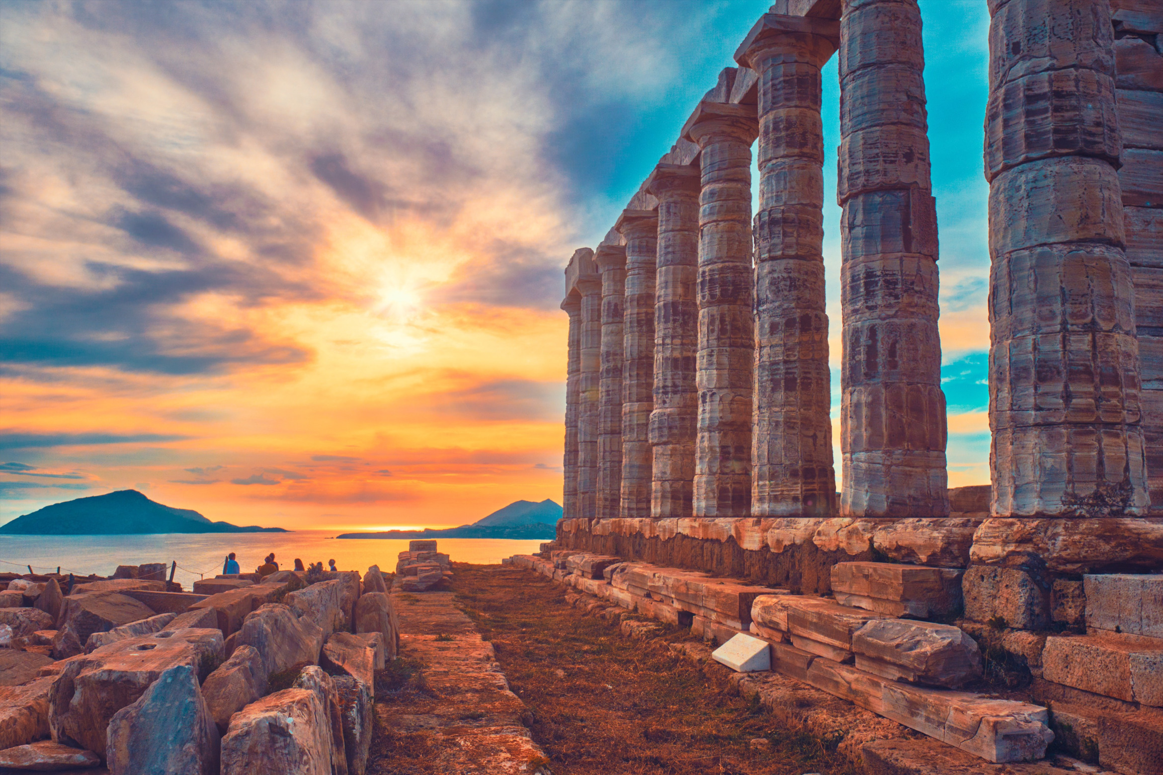 Poseidon-Tempel; Detektei Griechenland, Detektiv Griechenland, Privatdetektiv Griechenland, Privatdetektei Griechenland